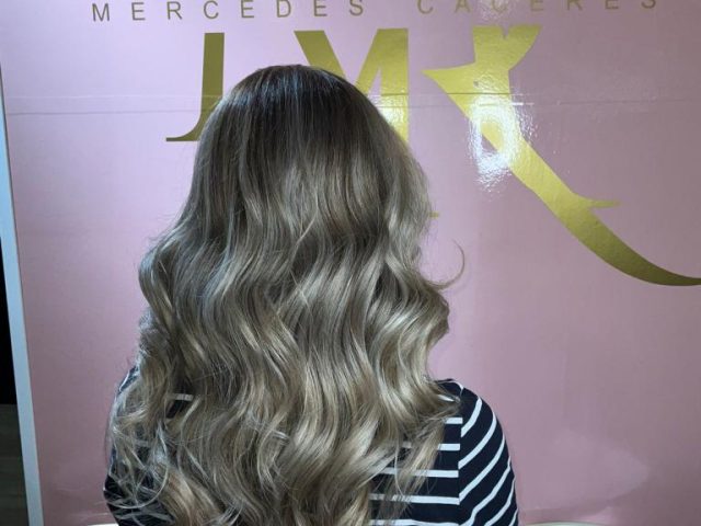 Ejemplo de peinado de Balayage